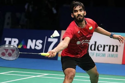 Top of the pile: Kidambi Srikanth becomes No.1 badminton player in the world