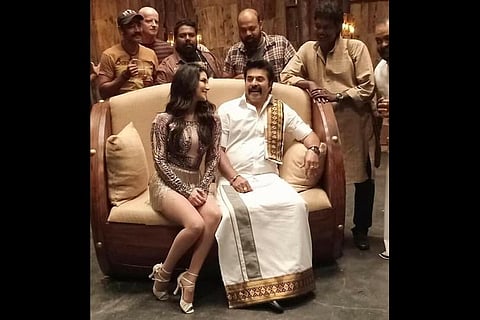 Sunny Leone's photo with Mammootty in item song from 'Madura Raja' goes viral