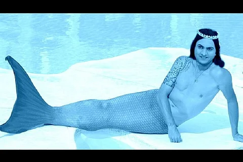 Here's one thing Indians and Pakistanis are rooting for equally: Taher Shah as a mermaid