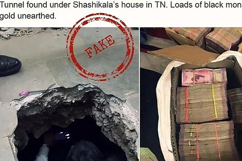 Got the forward about 'secret tunnel', treasure in Sasikala’s house? It's fake