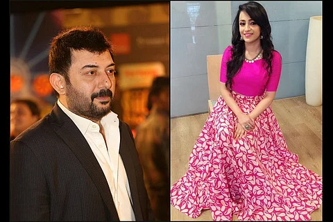 Trisha, Arvind Swami collaborate for Sathuranga Vettai 2