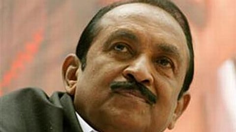 Vaiko surrenders in sedition case, goes to Puzhal jail for 15 days for supporting LTTE