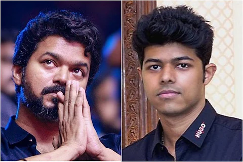 Vijay and his son Jason Sanjay
