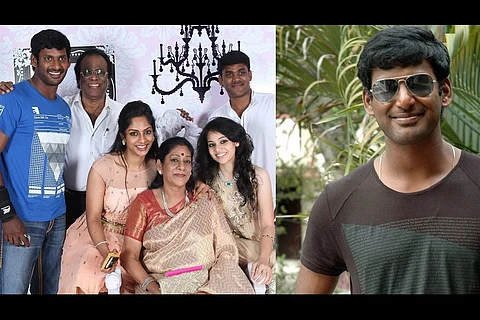 Wedding bells at actor Vishal’s household