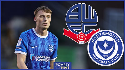 Owen Moxon struggled as Portsmouth were held by Bolton Wanderers