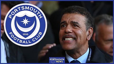 Chris Kamara at Fratton Park