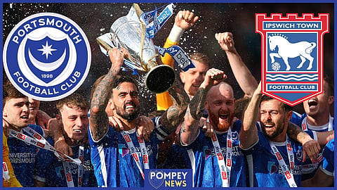 Portsmouth are heading up to the Championship after being crowned League One champions