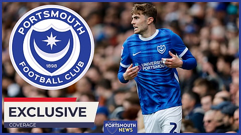 Portsmouth defender Zak Swanson picked up a groin injury