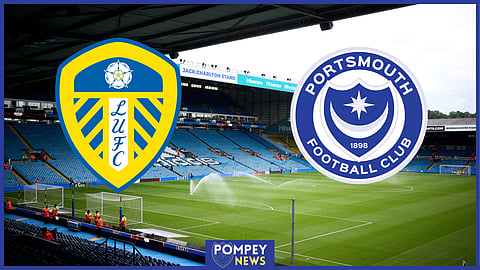 Portsmouth played out a thriller with Leeds United at Elland Road