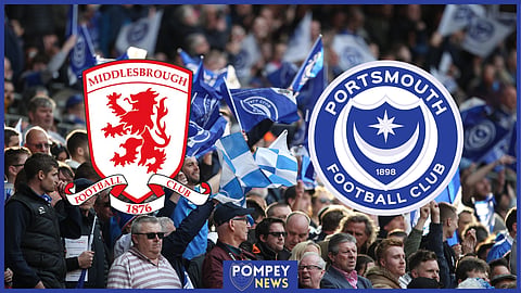 Portsmouth Middlesbrough badges