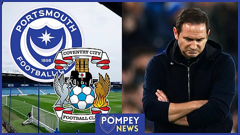 Portsmouth aimed a dig at Frank Lampard after their win against Coventry. (Credit: Imago)
