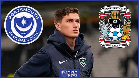 Freddie Potts starred for Portsmouth v Coventry City (Credit: Imago)