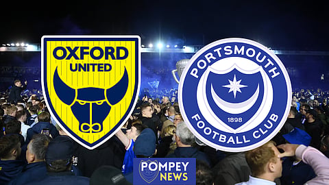 Portsmouth take on Oxford United in the Championship