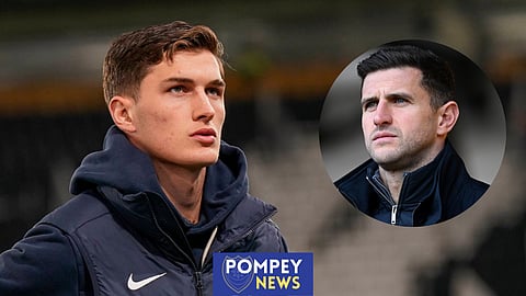 Freddie Potts is on loan at Portsmouth from West Ham