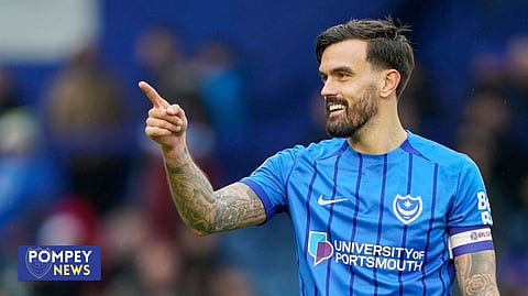 Marlon Pack came on at centre-back for Portsmouth (Credit: Imago)