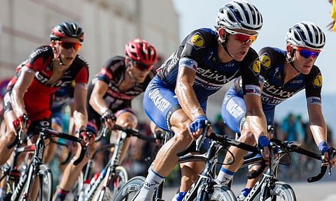 Cycling Competition Held In Spain