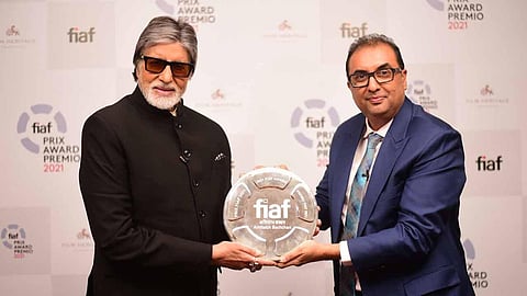 Amitabh Bachchan was honored with the prestigious award