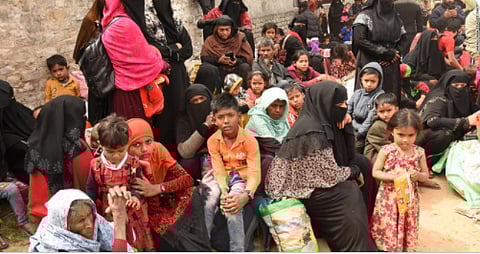 Indian police have detained more than 150 Rohingya.