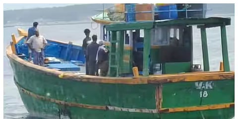 illegal fishing boat