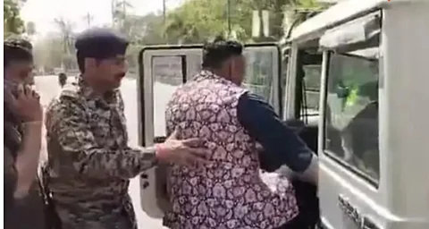 BJP leader arrested