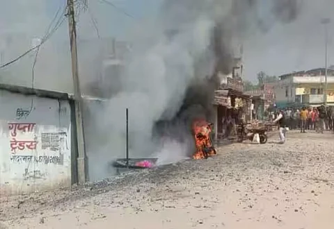 Fire breaks out at firecracker shop