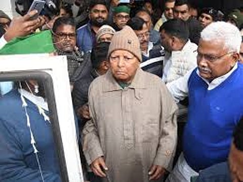 ജോലിക്കു പകരം ഭൂമി അഴിമതിക്കേസ്; ലാലു പ്രസാദ് യാദവിനെ ഇഡി ചോദ്യം ചെയ്തു