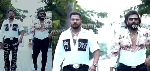 filming reels with a sword