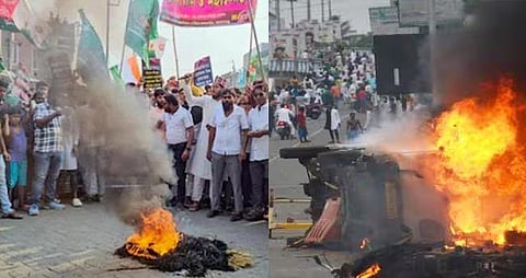 waqf amendment protest