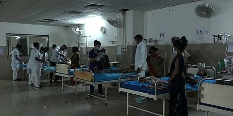 hospitalised