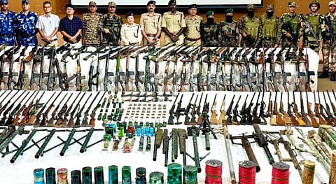 illegal weapon seized