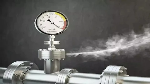 Ammonia gas leak