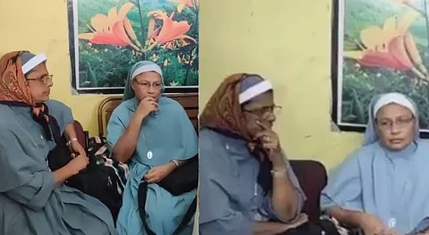 nuns arrested