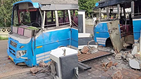 bus crashes