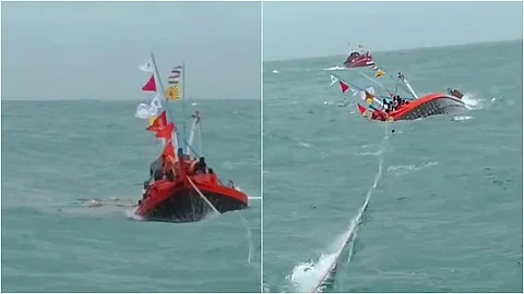 Fishing boat meets accident