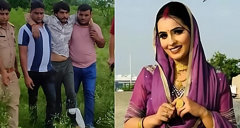 36 ലക്ഷം രൂപ സ്ത്രീധനം ആവശ്യപ്പെട്ട് യുവതിയെ തീകൊളുത്തിക്കൊന്നു; അറസ്റ്റിലായ ഭർത്താവിന് പോലീസുമായുണ്ടായ ഏറ്റുമുട്ടലിൽ പരിക്ക്; വെടിവയ്ക്കുകയോ തൂക്കിക്കൊല്ലുകയോ ചെയ്യണമെന്ന് യുവതിയുടെ കുടുംബം