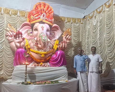 ഗണേശോത്സവം 2025: കേരളത്തിലെ ഏറ്റവും വലിയ ഗണേശ വിഗ്രഹം ആറ്റിങ്ങലിൽ സ്ഥാപിച്ചു