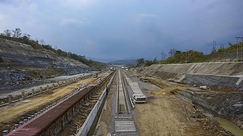 Mizoram's first railway station