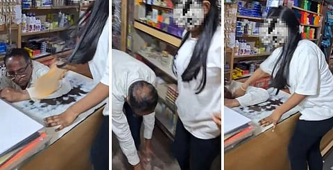 employee hitting employer