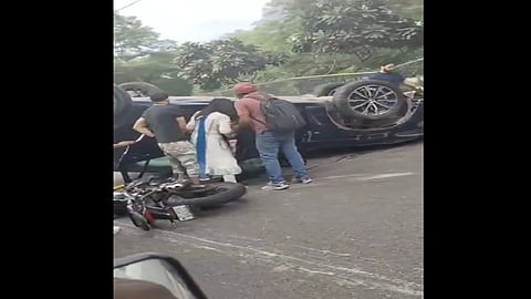 Delhi BMW car accident
