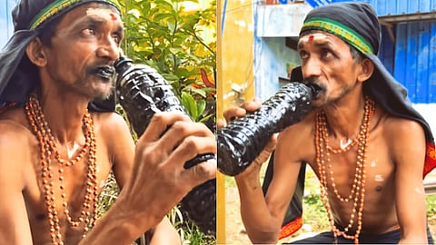 Shivamogga native living on only engine oil