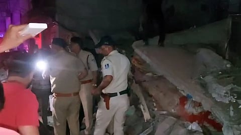 house collapses