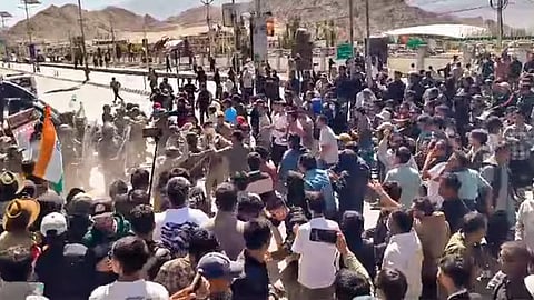 Congress on Ladakh violence