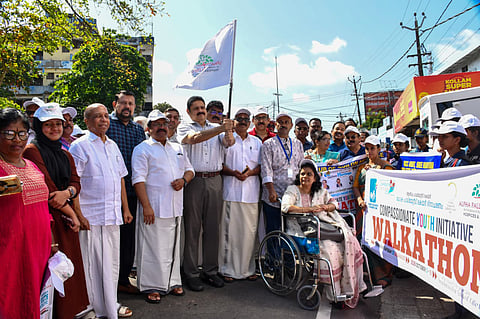 കൊല്ലം നഗരത്തിന് ആവേശമായി ആല്ഫ പാലിയേറ്റീവ് കെയര് വാക്കത്തോണ്