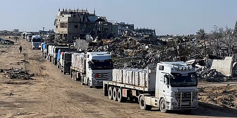 'ഗാസയിലെ വെടിനിർത്തൽ ധാരണകൾ പാലിക്കണം; സഹായ ട്രക്കുകൾ തടയരുത്': ഇസ്രായേലിനെതിരെ രൂക്ഷവിമർശനവുമായി ഐക്യരാഷ്ട്രസഭ