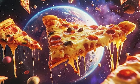 First Pizza in Space