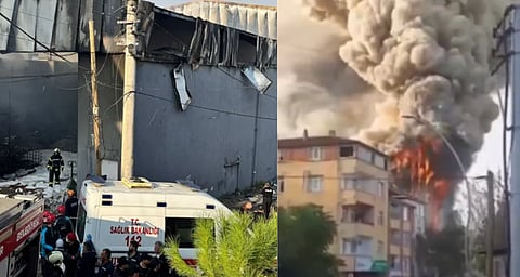 തുർക്കിയിൽ പെർഫ്യൂം ഡിപ്പോയിൽ വൻ തീപിടുത്തം: 6 പേർ വെന്ത് മരിച്ചു, നിരവധി സ്ഫോടനങ്ങൾ നടന്നതായി റിപ്പോർട്ട് | Massive fire breaks in Turkey