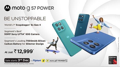 12,999 രൂപക്ക് മോട്ടോ ജി57 പവർ പുറത്തിറക്കി മോട്ടോറോള | Moto G57