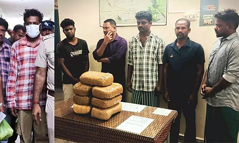 തേനിയിൽ വൻ ലഹരിമരുന്ന് വേട്ട: മെതാംഫെറ്റാമിനും 14 കിലോ കഞ്ചാവും പിടികൂടി; 6 പേർ അറസ്റ്റിൽ | Massive drug bust