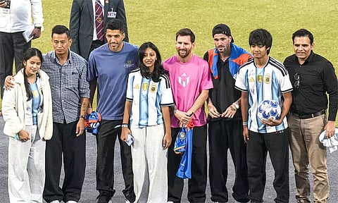 മെസ്സിയും സംഘവും മടങ്ങി: മൂന്ന് ദിവസത്തെ ഇന്ത്യൻ പര്യടനം പൂർത്തിയായി; വിവാദങ്ങളും നിറം കെടുത്തി | Lionel Messi India Tour