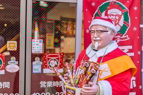 KFC Christmas in Japan